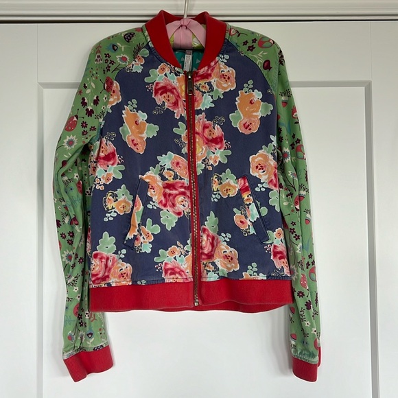 Matilda Jane 435 Cabin Night Floral Raglan Tween Jacket Girls Size 10 - Picture 1 of 9